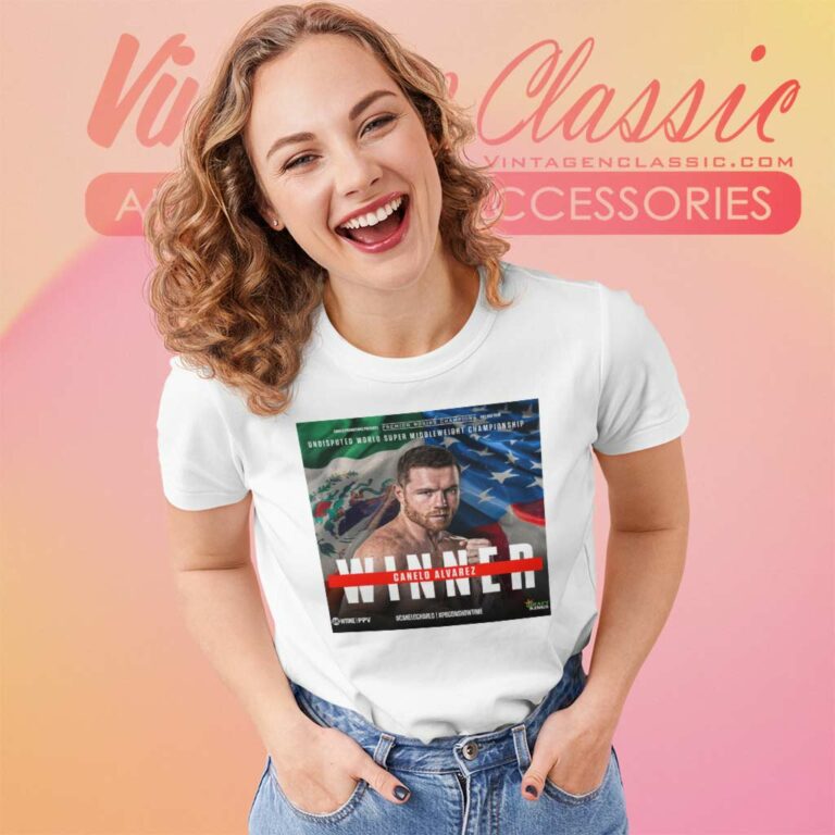 Winner Canelo Alvarez Shirt Canelo Defeats Jermell Charlo Women TShirt Winner Canelo Alvarez Shirt Canelo Defeats Jermell Charlo Women TShirt