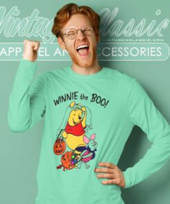 Winnie And Piglet Halloween Shirt Long Sleeve Tee