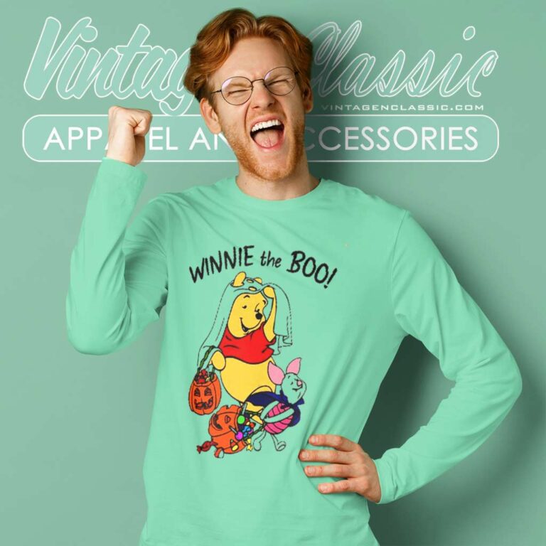 Winnie And Piglet Halloween Shirt Long Sleeve Tee Winnie And Piglet Halloween Shirt Long Sleeve Tee