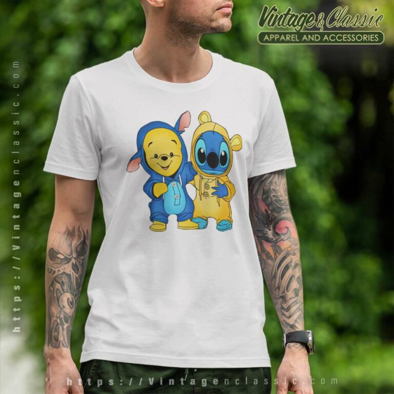 Winnie The Pooh And Stitch Best Friends T Shirt Winnie The Pooh And Stitch Best Friends T Shirt