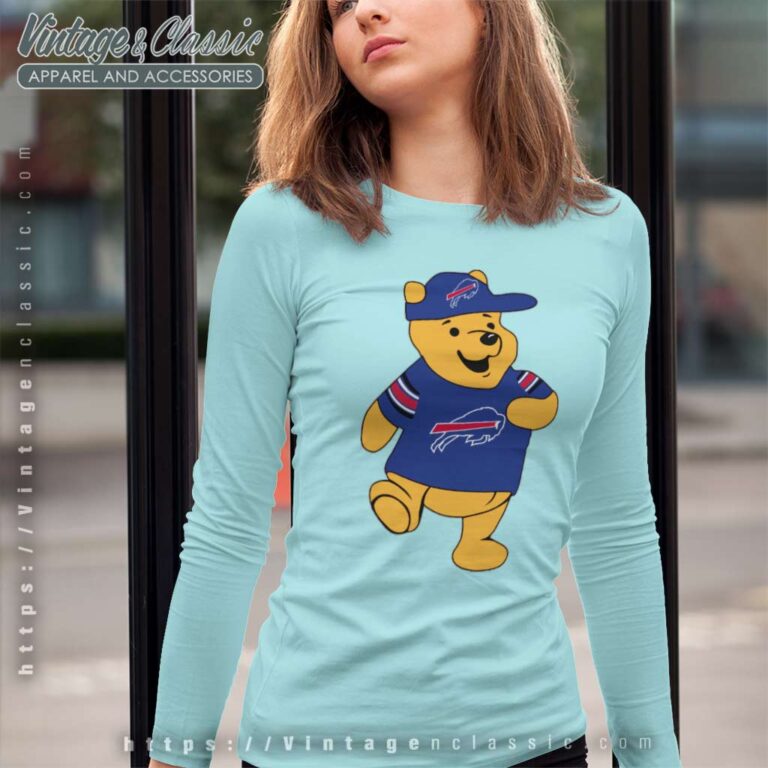 Winnie The Pooh Buffalo Bills Nfl Football Funny Long Sleeve Tee Winnie The Pooh Buffalo Bills Nfl Football Funny Long Sleeve Tee
