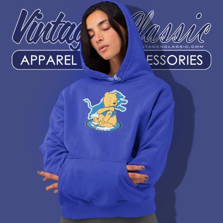 Winnie The Pooh Detroit Lions Hoodie Winnie The Pooh Detroit Lions Hoodie