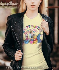Winnie The Pooh Easter Vneck