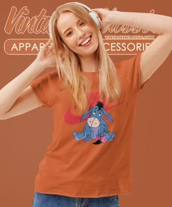 Winnie The Pooh Eeyore Nike Women T Shirt