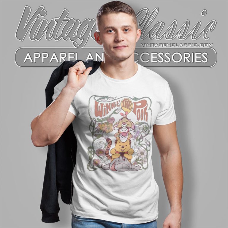 Winnie The Pooh Floral Pooh And Friends T Shirt Winnie The Pooh Floral Pooh And Friends T Shirt