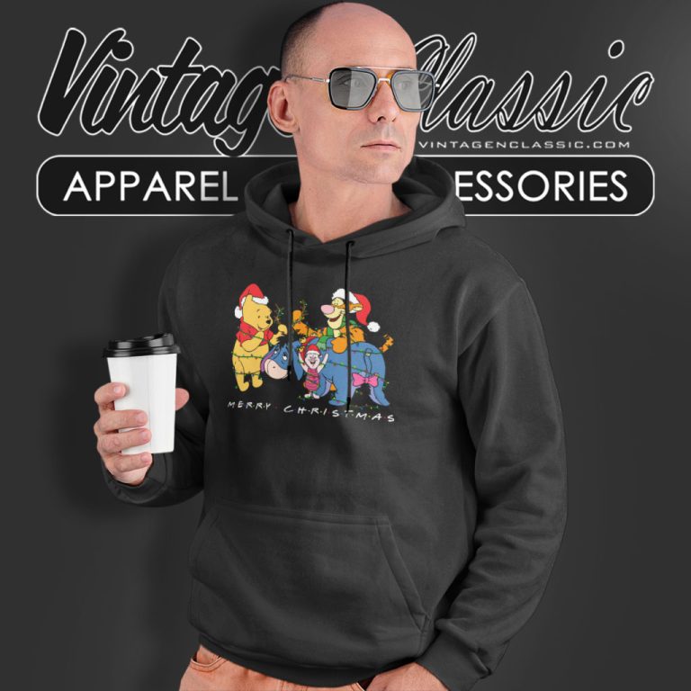 Winnie The Pooh Merry Christmas Lights Hoodie Winnie The Pooh Merry Christmas Lights Hoodie