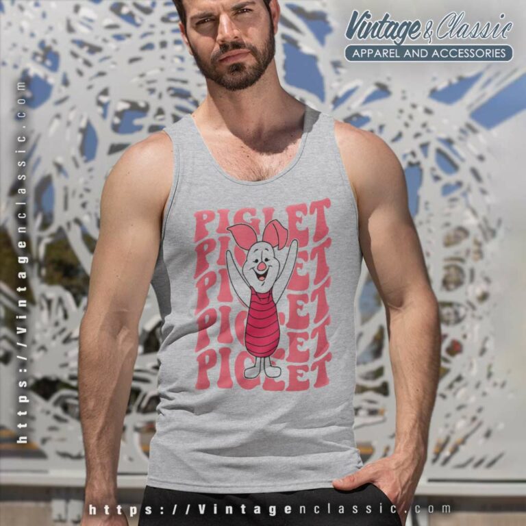 Winnie The Pooh Piglet Shirt Tank Top Racerback Winnie The Pooh Piglet Shirt Tank Top Racerback