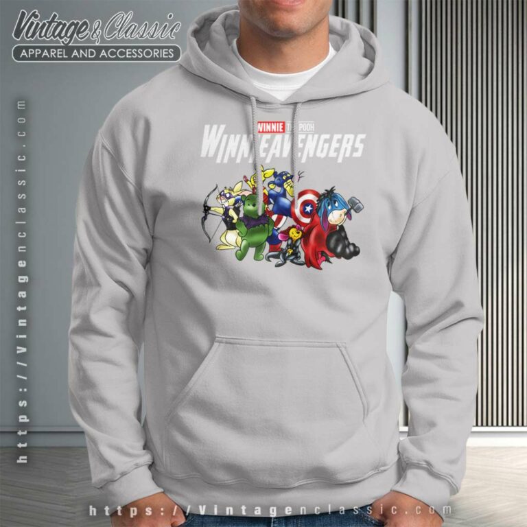 Winnie The Pooh Winnie Avengers Hoodie Winnie The Pooh Winnie Avengers Hoodie