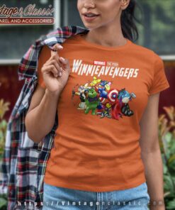 Winnie The Pooh Winnie Avengers Women TShirt