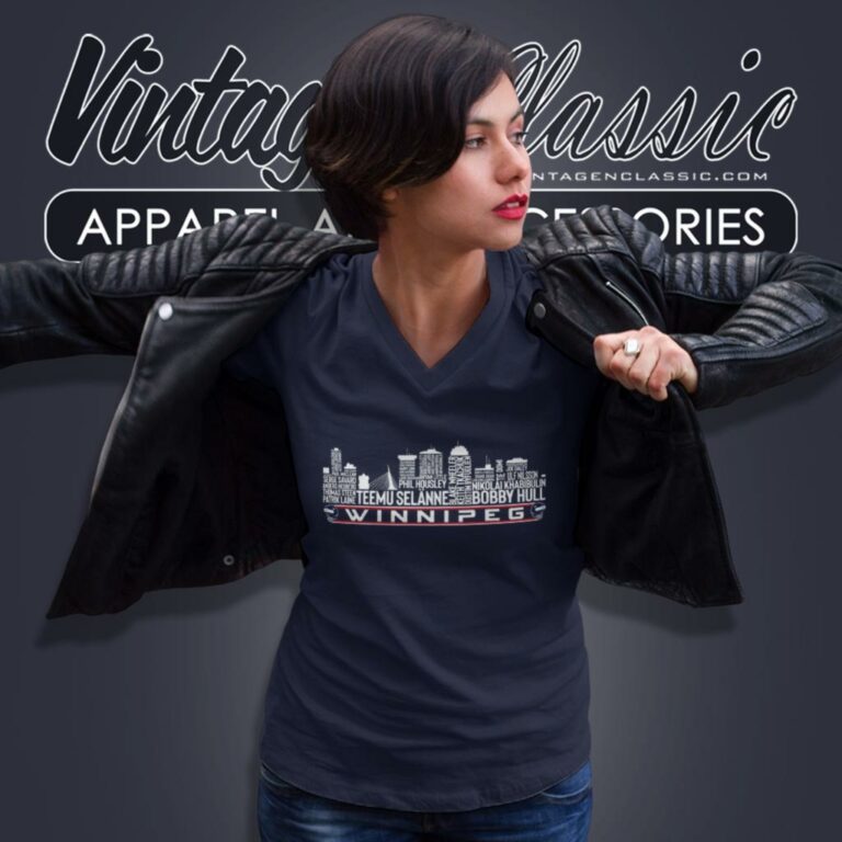 Winnipeg Hockey Team All Time Legends Shirt Winnipeg City Skyline V Neck TShirt Winnipeg Hockey Team All Time Legends Shirt Winnipeg City Skyline V Neck TShirt