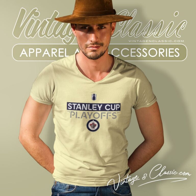 Winnipeg Jets 2023 Stanley Cup Playoffs V Neck TShirt Winnipeg Jets 2023 Stanley Cup Playoffs V Neck TShirt