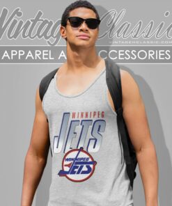 Winnipeg Jets 90s Vintage Nhl Tank Top Racerback