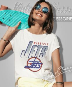 Winnipeg Jets 90s Vintage Nhl Women T Shirt