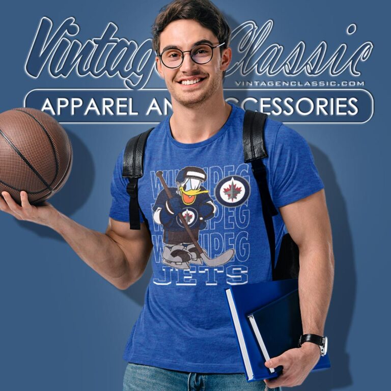 Winnipeg Jets Donald Duck Hockey Shirt T shirt Winnipeg Jets Donald Duck Hockey Shirt T shirt