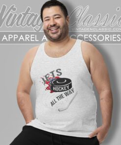 Winnipeg Jets Fan All The Way Tank Top Racerback