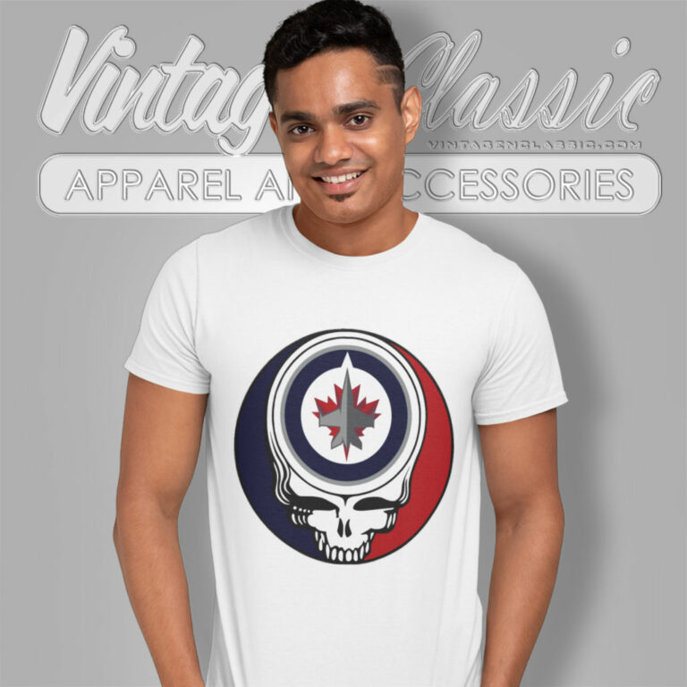 Winnipeg Jets Grateful Dead Steal Your Face T Shirt Winnipeg Jets Grateful Dead Steal Your Face T Shirt