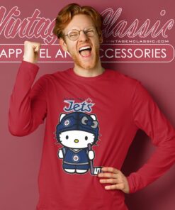 Winnipeg Jets Hello Kitty Shirt Long Sleeve Tee