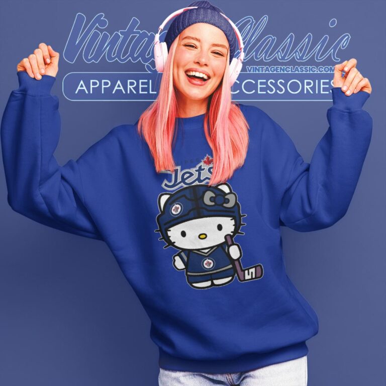 Winnipeg Jets Hello Kitty Shirt Sweatshirt Winnipeg Jets Hello Kitty Shirt Sweatshirt