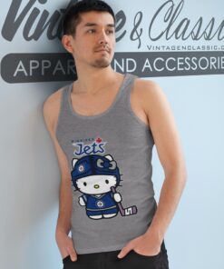 Winnipeg Jets Hello Kitty Shirt Tank Top Racerback