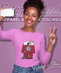 Winnipeg Jets Hockey Snoopy Woodstock The Peanuts Movie Long Sleeve Tee