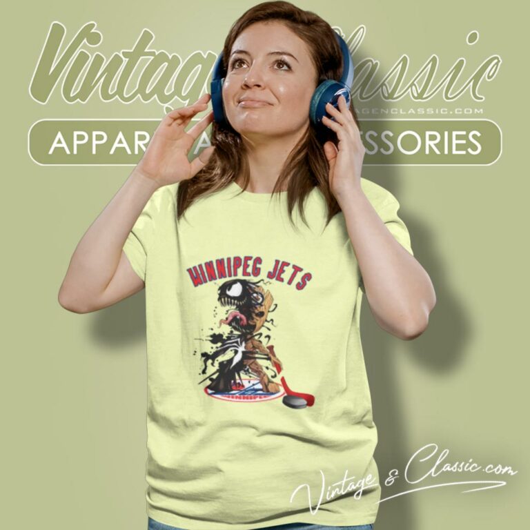 Winnipeg Jets Hockey Venom Groot Guardians Of The Galaxy Women T Shirt Winnipeg Jets Hockey Venom Groot Guardians Of The Galaxy Women T Shirt