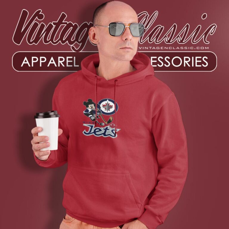Winnipeg Jets Mickey Mouse Hoodie Winnipeg Jets Mickey Mouse Hoodie