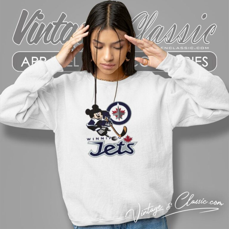 Winnipeg Jets Mickey Mouse Sweatshirt Winnipeg Jets Mickey Mouse Sweatshirt
