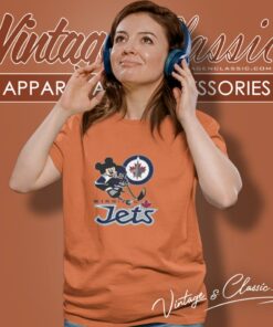 Winnipeg Jets Mickey Mouse Women T Shirt
