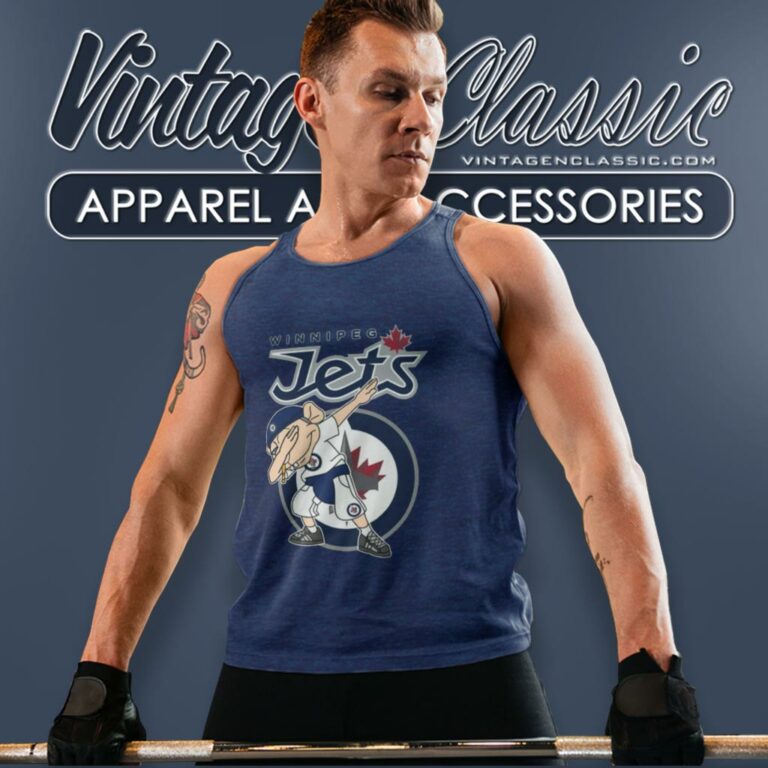 Winnipeg Jets Nhl Hockey Jeffy Dabbing Sports Tank Top Racerback Winnipeg Jets Nhl Hockey Jeffy Dabbing Sports Tank Top Racerback