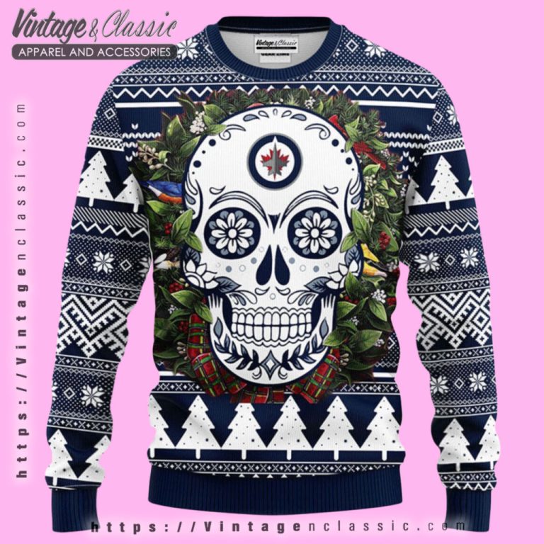 Winnipeg Jets Skull Ugly Christmas Sweater Ugly Christmas Sweater Winnipeg Jets Skull Ugly Christmas Sweater Ugly Christmas Sweater