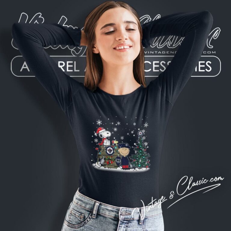 Winnipeg Jets Snoopy Charlie Brown Woodstock Christmas Stanley Cup Hockey Long Sleeve Tee 1 Winnipeg Jets Snoopy Charlie Brown Woodstock Christmas Stanley Cup Hockey Long Sleeve Tee 1