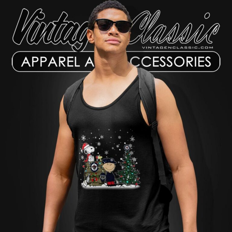 Winnipeg Jets Snoopy Charlie Brown Woodstock Christmas Stanley Cup Hockey Tank Top Racerback 1 Winnipeg Jets Snoopy Charlie Brown Woodstock Christmas Stanley Cup Hockey Tank Top Racerback 1