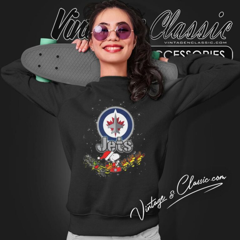 Winnipeg Jets Snoopy Christmas Sweatshirt Winnipeg Jets Snoopy Christmas Sweatshirt