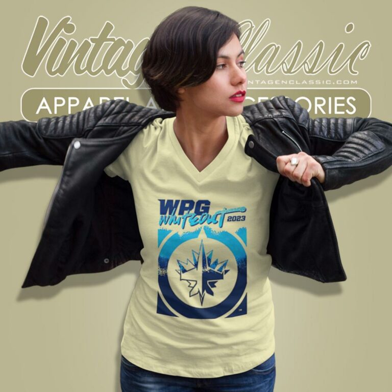 Winnipeg Jets Wpg Whiteout 2023 Child V Neck TShirt Winnipeg Jets Wpg Whiteout 2023 Child V Neck TShirt