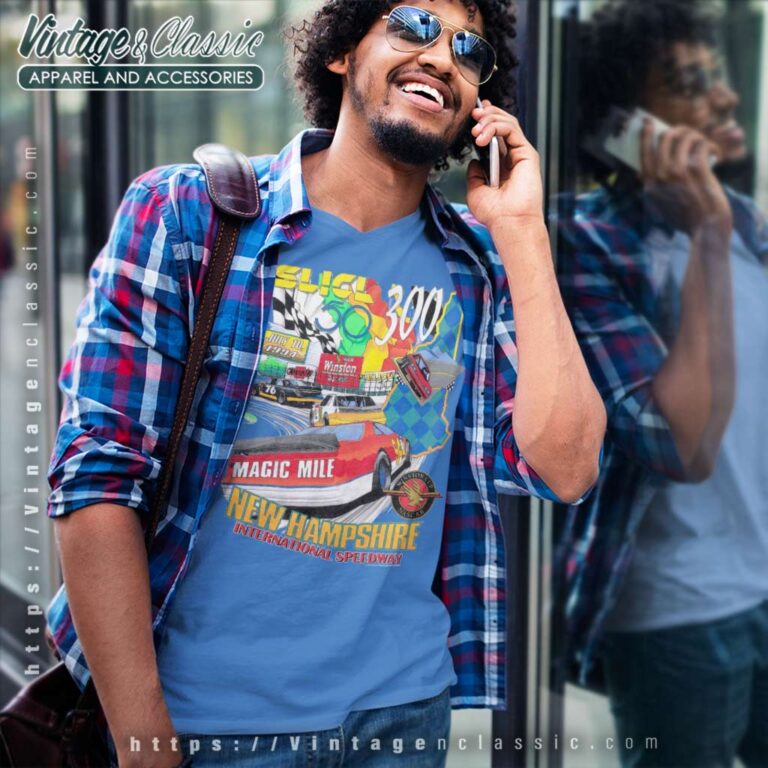 Winston Cup Nascar Shirt New Hampshire International Speedway V Neck TShirt Winston Cup Nascar Shirt New Hampshire International Speedway V Neck TShirt