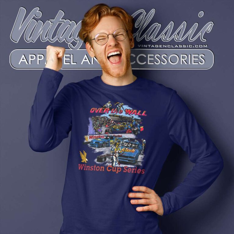 Winston Cup Series Over The Wall Long Sleeve Tee Winston Cup Series Over The Wall Long Sleeve Tee