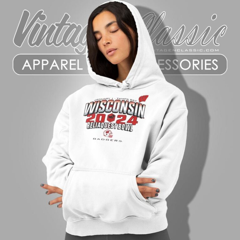 Wisconsin Badgers Football Reliaquest Bowl 2024 Hoodie Wisconsin Badgers Football Reliaquest Bowl 2024 Hoodie