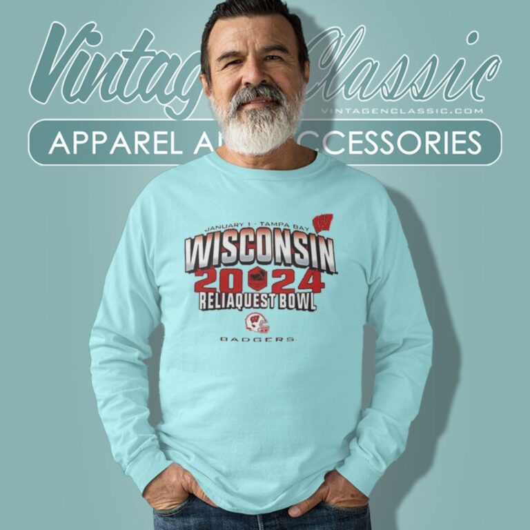 Wisconsin Badgers Football Reliaquest Bowl 2024 Long Sleeve Tee Wisconsin Badgers Football Reliaquest Bowl 2024 Long Sleeve Tee