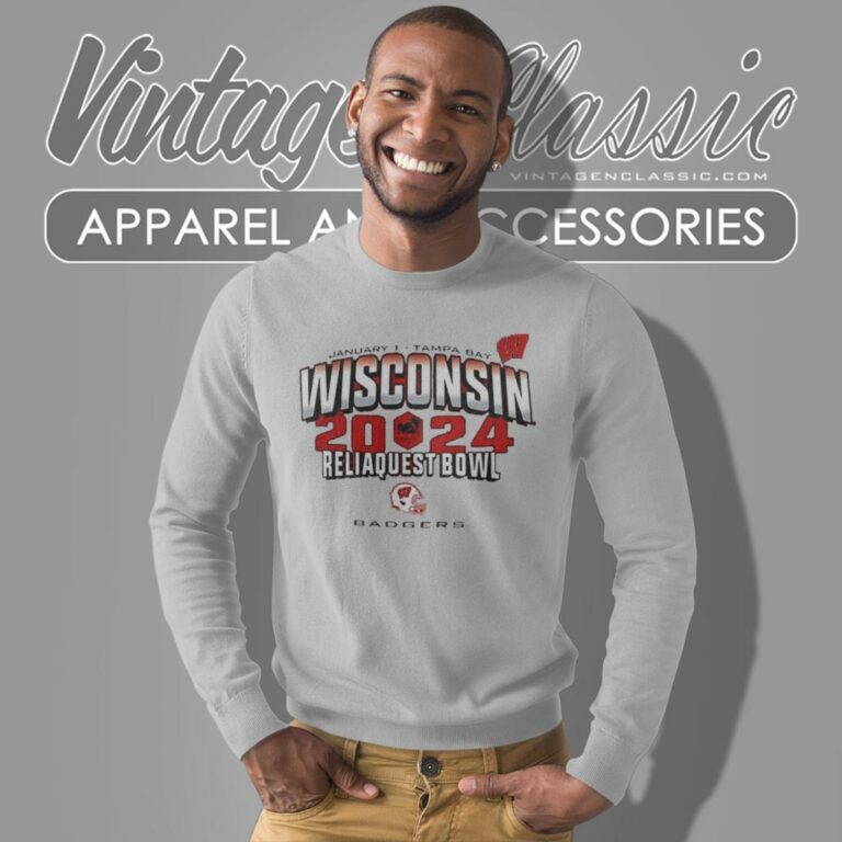 Wisconsin Badgers Football Reliaquest Bowl 2024 Sweatshirt Wisconsin Badgers Football Reliaquest Bowl 2024 Sweatshirt