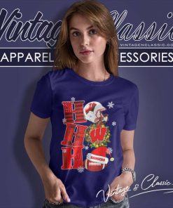 Wisconsin Badgers Ho Ho Ho Ncaa Christmas Women TShirt