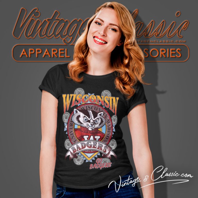Wisconsin Badgers Mascot Shirt University Of Wisconsin Madison Women T Shirt Wisconsin Badgers Mascot Shirt University Of Wisconsin Madison Women T Shirt