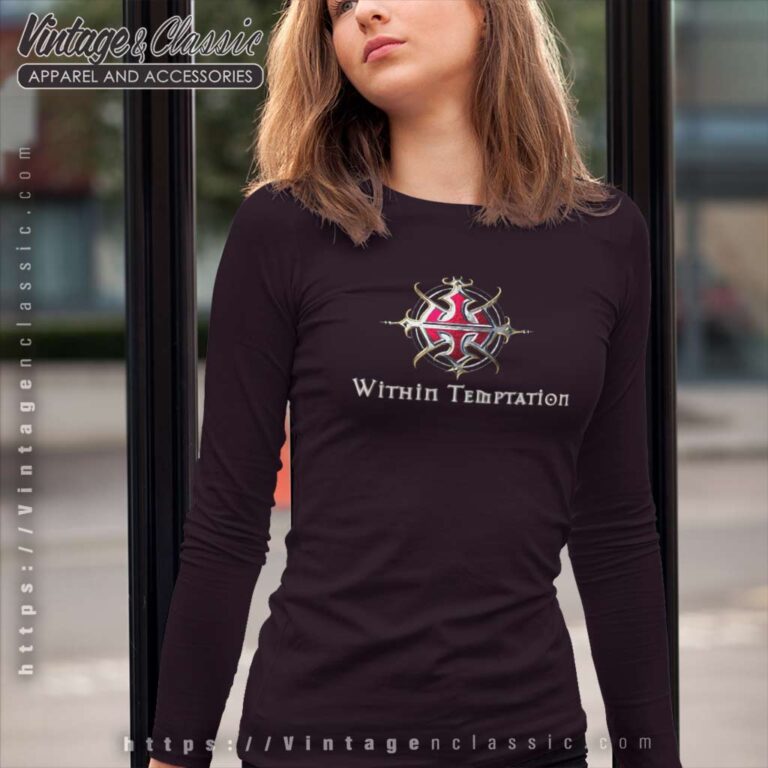 Within Temptation Logo Long Sleeve Tee Within Temptation Logo Long Sleeve Tee