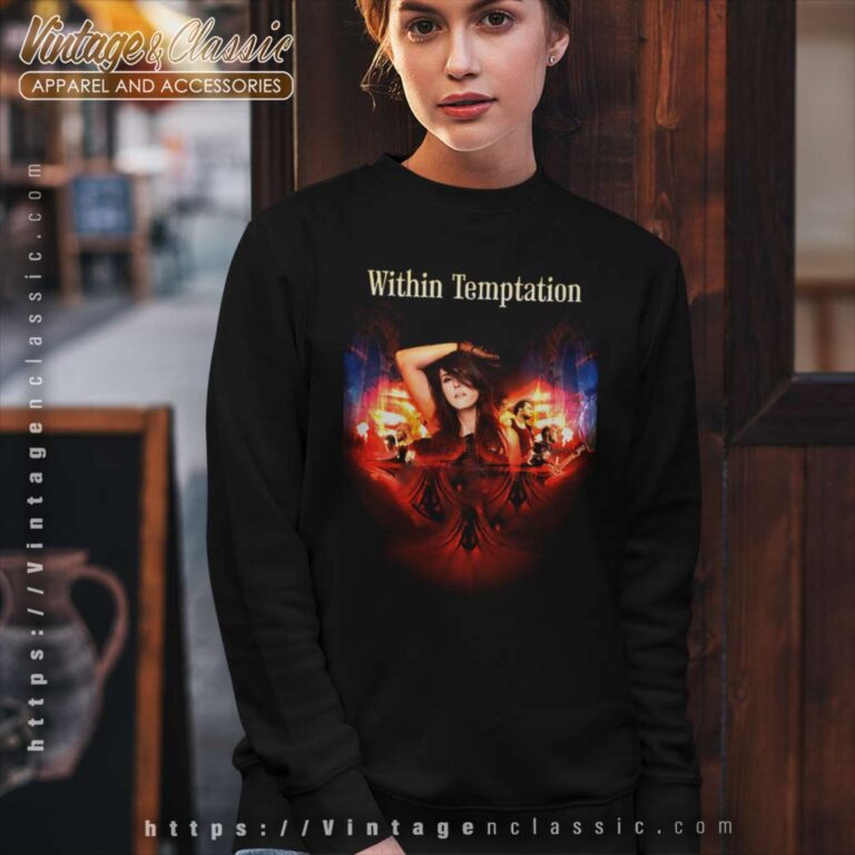 Within Temptation Shirt In Concert Premium High Res Sweatshirt Within Temptation Shirt In Concert Premium High Res Sweatshirt
