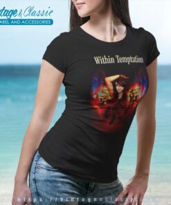 Within Temptation Shirt In Concert Premium High Res Women TShirt
