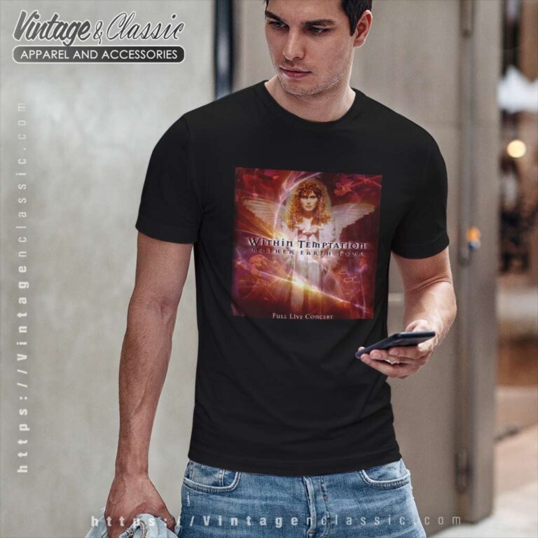 Within Temptation Shirt Mother Earth Tour Album Cover T Shirt 2 Within Temptation Shirt Mother Earth Tour Album Cover T Shirt 2
