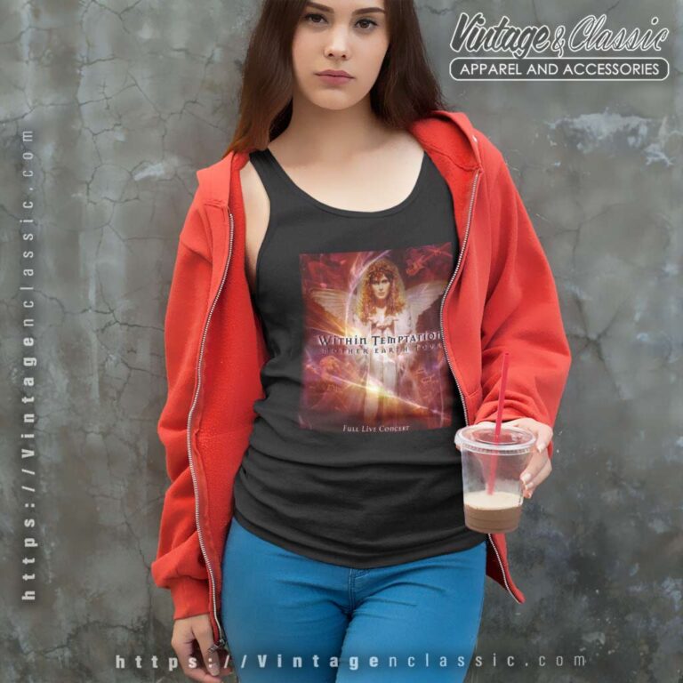 Within Temptation Shirt Mother Earth Tour Album Cover Tank Top Racerback 2 Within Temptation Shirt Mother Earth Tour Album Cover Tank Top Racerback 2
