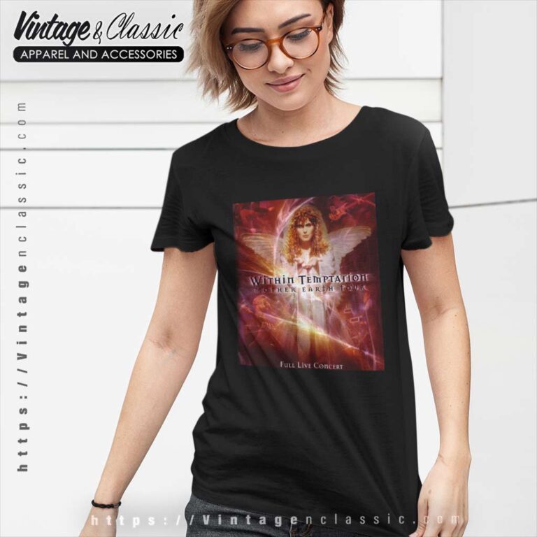Within Temptation Shirt Mother Earth Tour Album Cover Women TShirt 2 Within Temptation Shirt Mother Earth Tour Album Cover Women TShirt 2
