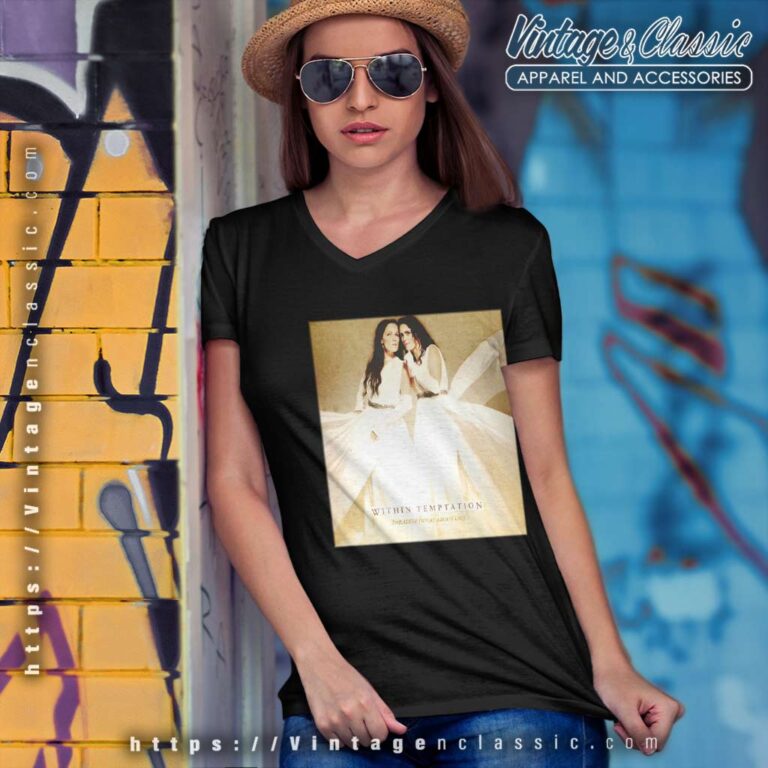 Within Temptation Shirt Paradise What About Us V Neck TShirt Within Temptation Shirt Paradise What About Us V Neck TShirt