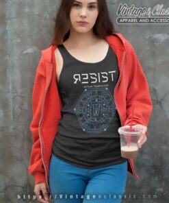 Within Temptation Shirt Resist Hexagon 4 Within Temptation Shirt Resist Hexagon Tank Top Racerback 1