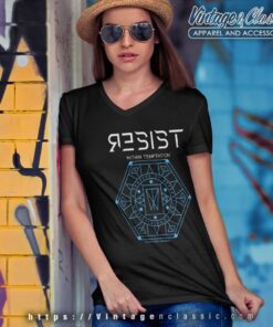Within Temptation Shirt Resist Hexagon 5 Within Temptation Shirt Resist Hexagon V Neck TShirt 1